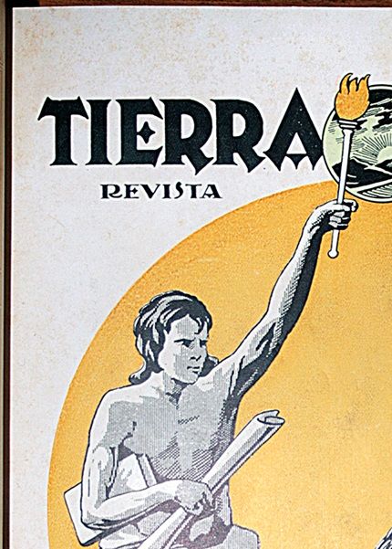 Ilustración de Humberto Chaves para la revista Tierra Nativa de Bucaramanga. No.38 agosto de 1931