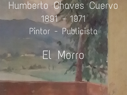 Terraza del Morro - Óleo de Humberto Chaves años cuarenta - Vista del Club Campestre.